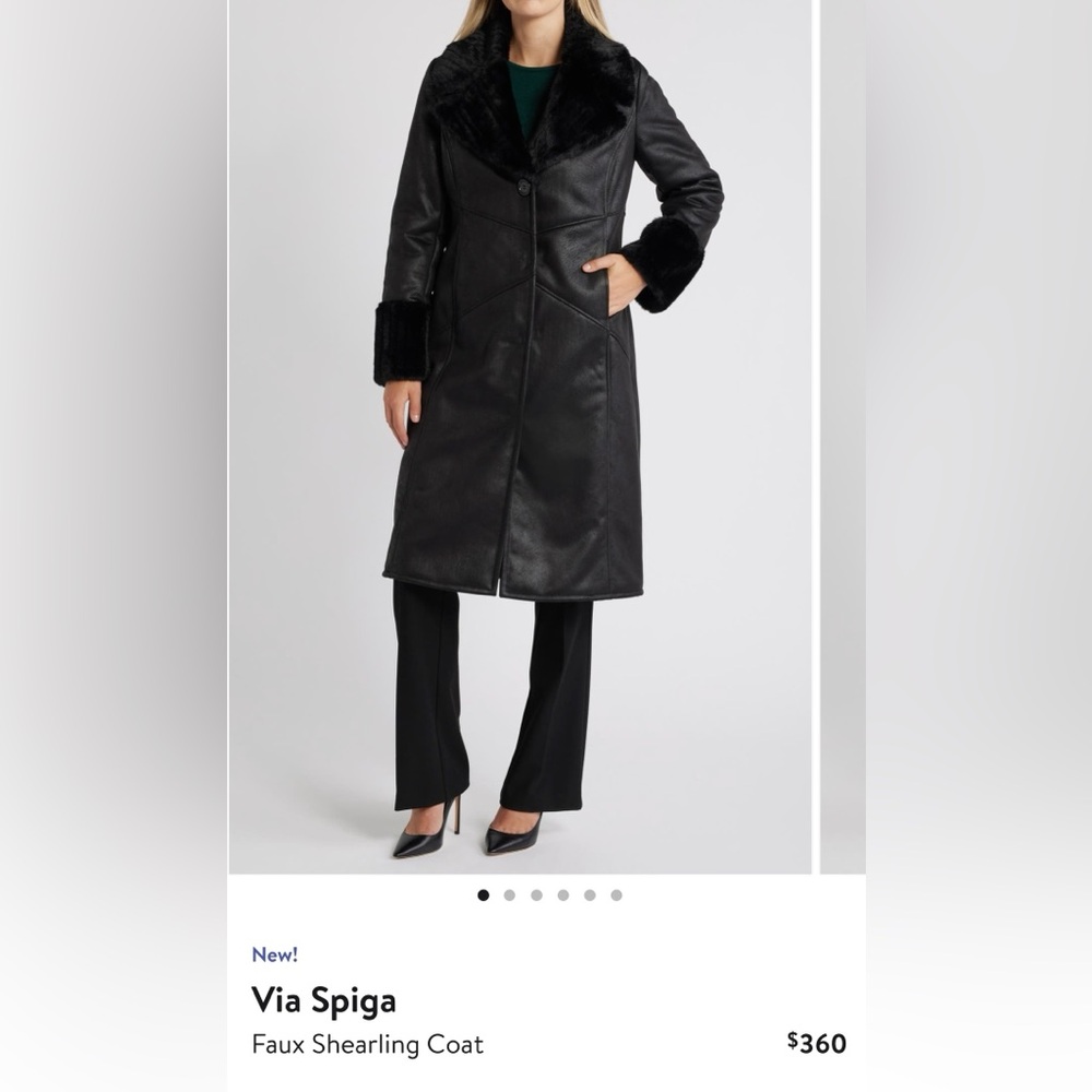 NWT $360 stylish Via spiga coat
